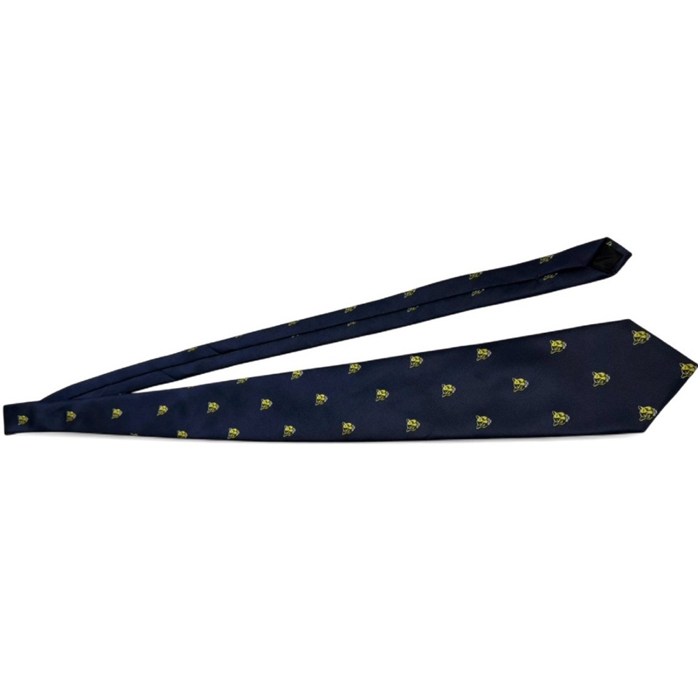 Rahr & Rahr Collection-Navy-Panther Print Mens Tie-Made in USA-Collegiate-2000s - Picture 2 of 7